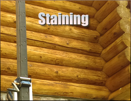  Rodanthe, North Carolina Log Home Staining